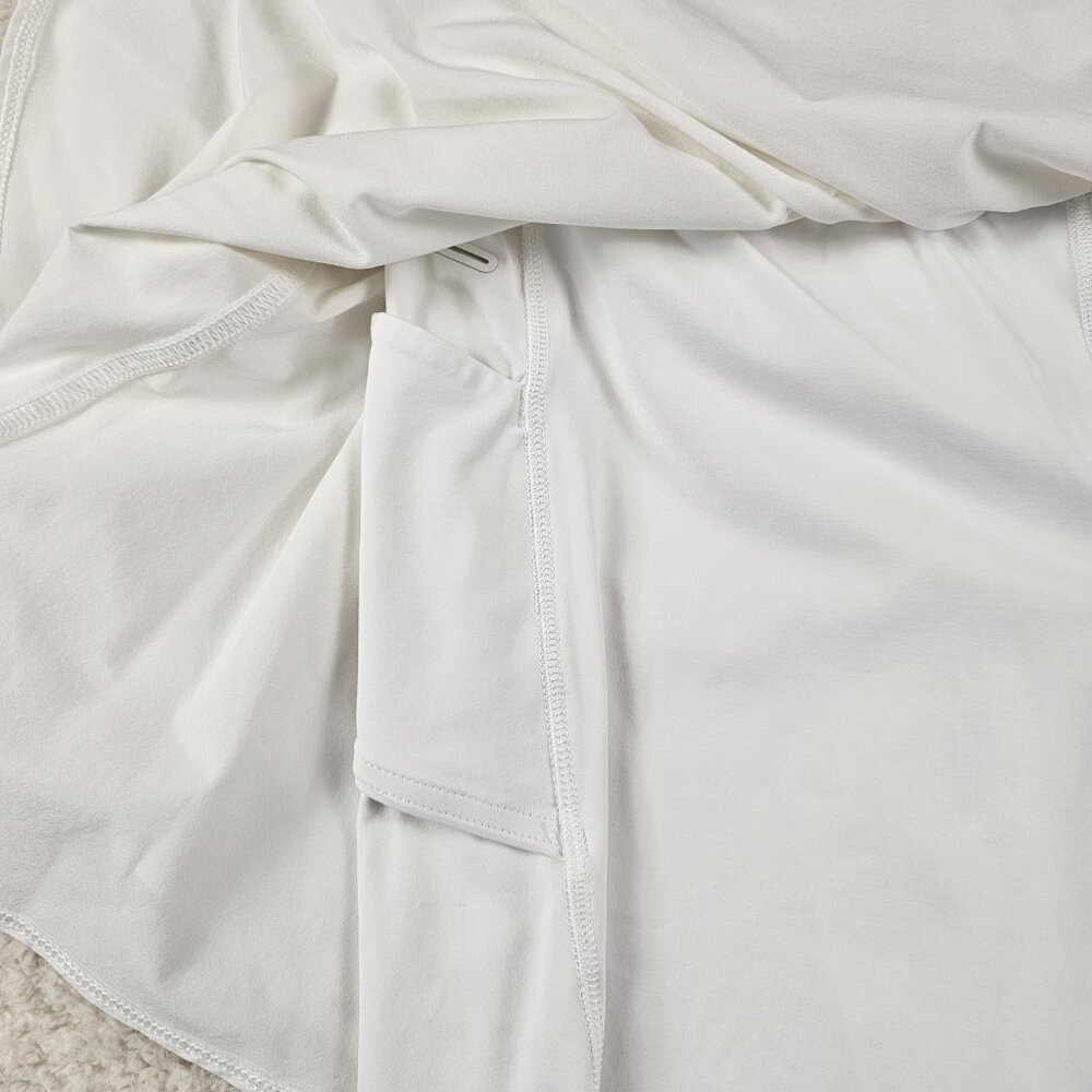 Lululemon Tennis Skirt Women's 12 White Court Rival High Rise Athleisure Running - Picture 9 of 12